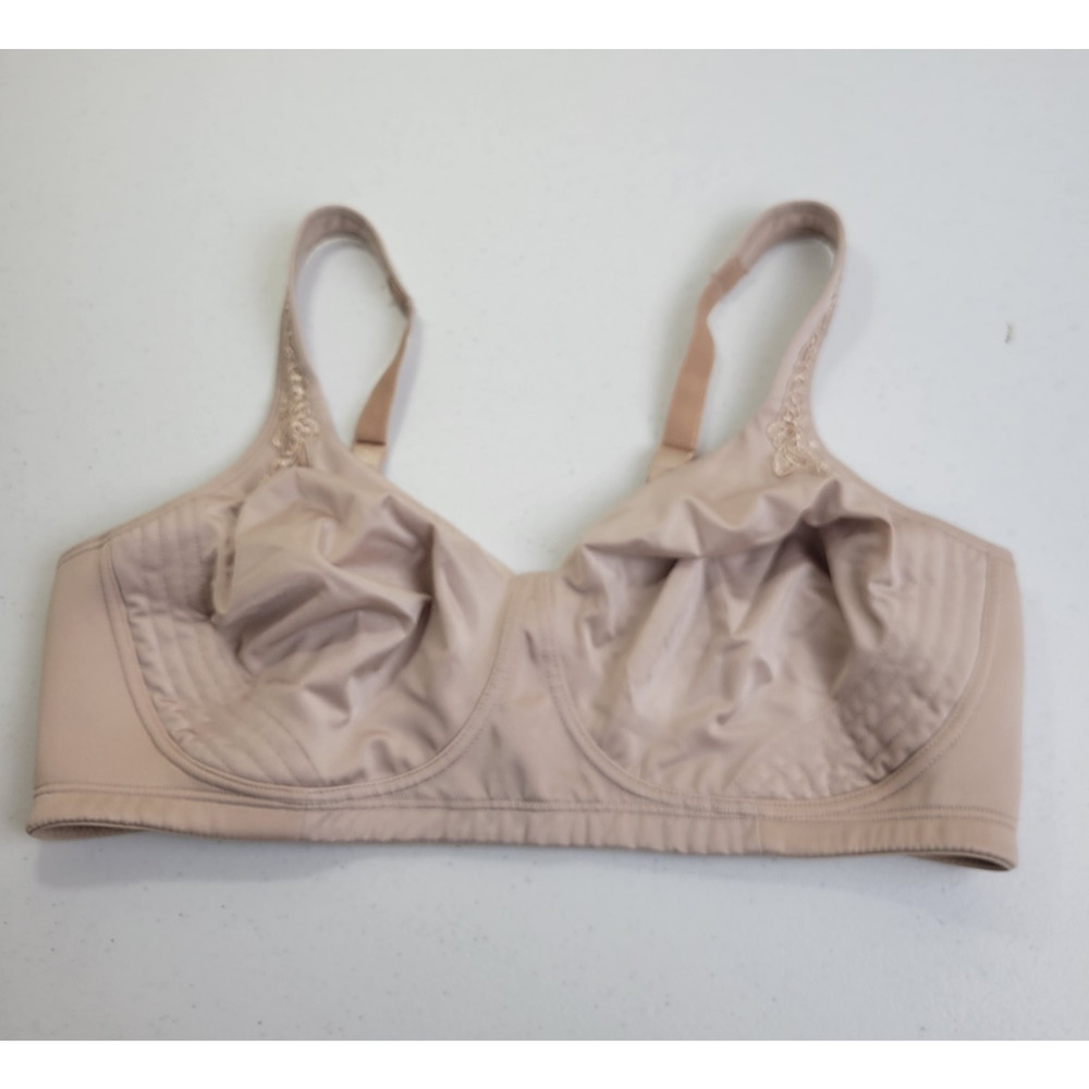 Playtex 18 Hour Tan Breathable Cool Full Coverage Wire Free T-Shirt Bra Size 40D